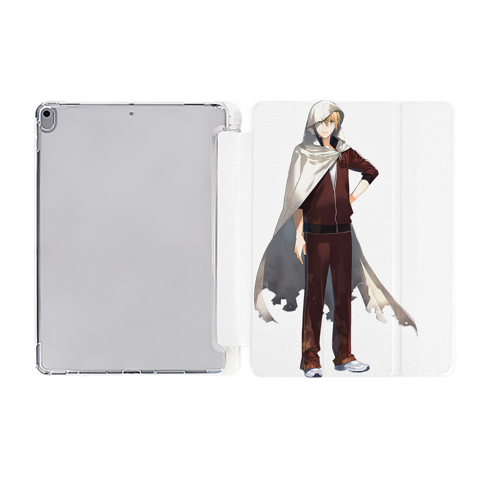 （画像用） 刀剣乱舞 Touken Ranbu IPad ケース ペン収納付き 三つ折りスタンド PUレザー×シリコン 対応機種9.5/10.5/10.9インチ
